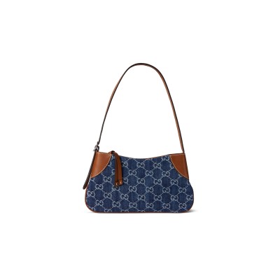 GUCCI GG EMBLEM SMALL SHOULDER BAG 820696 (20*13*2cm)